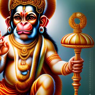 Hanuman 4k phone wallpaper