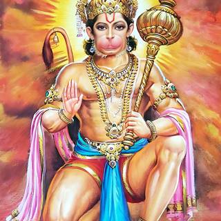 Hanuman 4k phone wallpaper