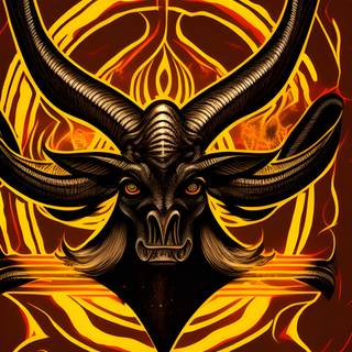 Baphomet 4k wallpaper