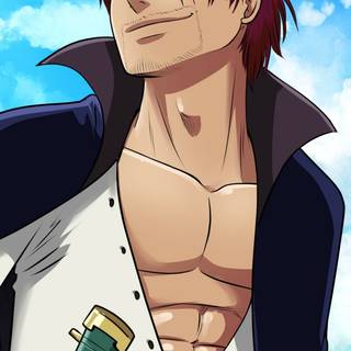 One Piece Shanks phone wallpaper