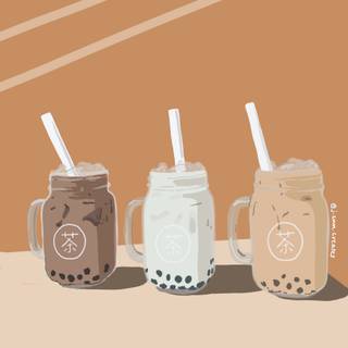 Boba phone wallpaper