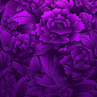 Purple flowers iPhone wallpaper