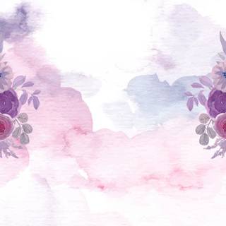 Purple flowers iPhone wallpaper