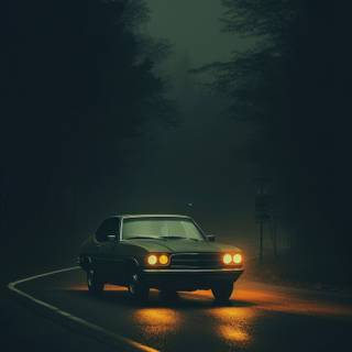 Retro car phone wallpaper
