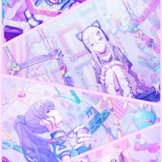 Love anime phone wallpaper