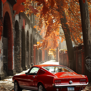 Retro car phone wallpaper