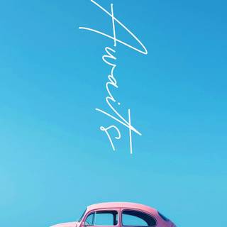 Retro car phone wallpaper