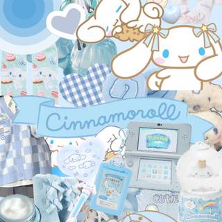 Cinnamoroll collage wallpaper