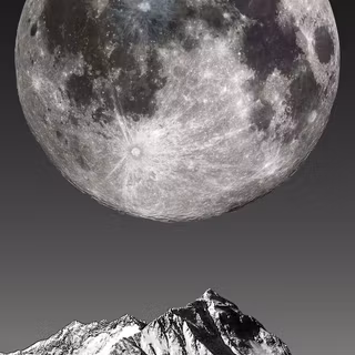 iPhone 13 moon wallpaper