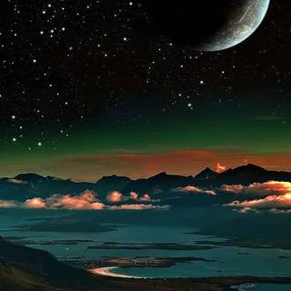 iPhone 13 moon wallpaper