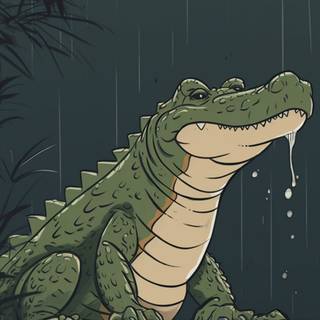 Crocodile phone wallpaper