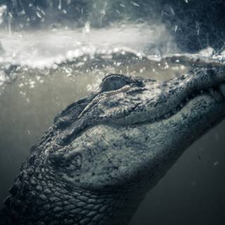 Crocodile desktop wallpaper
