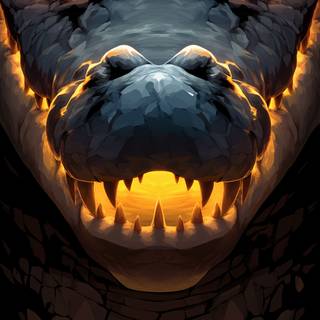 Crocodile phone wallpaper