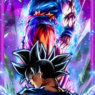 UI Goku phone wallpaper