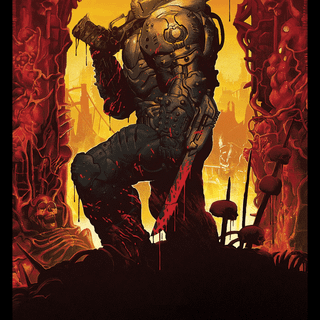 Doom Slayer phone wallpaper