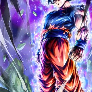 UI Goku phone wallpaper