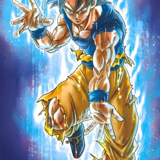UI Goku phone wallpaper