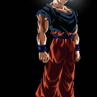 UI Goku phone wallpaper