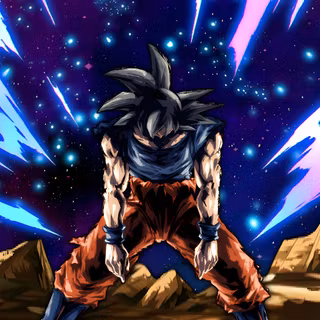 UI Goku phone wallpaper