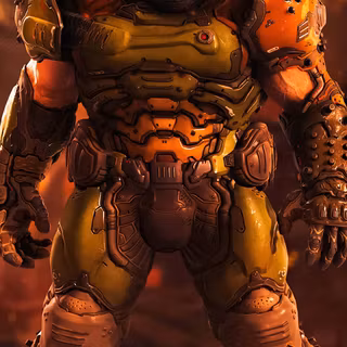 Doom Slayer phone wallpaper