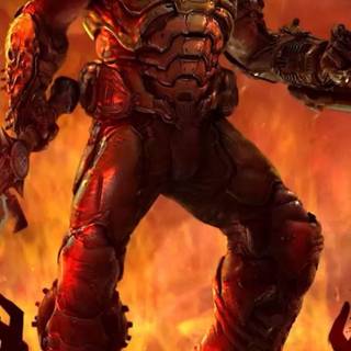Doom Slayer phone wallpaper