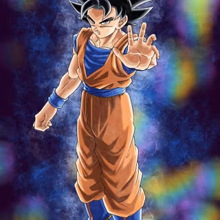 UI Goku phone wallpaper