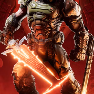 Doom Slayer phone wallpaper