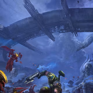 Doom Slayer phone wallpaper