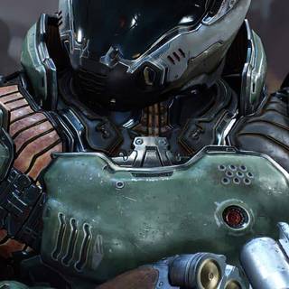 Doom Slayer phone wallpaper