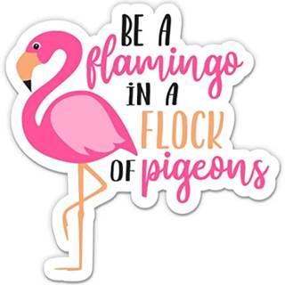 Be A Flamingo In A Flock of Pigeons wallpaper