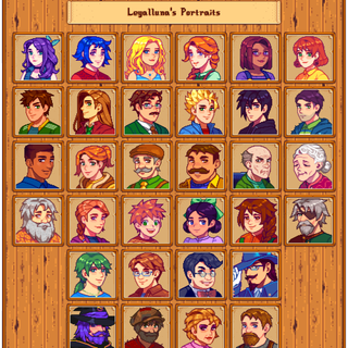 Stardew Valley all NPCs wallpaper