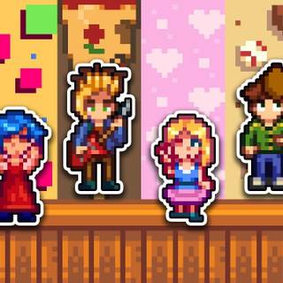Stardew Valley all NPCs wallpaper