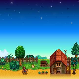 Stardew Valley all NPCs wallpaper