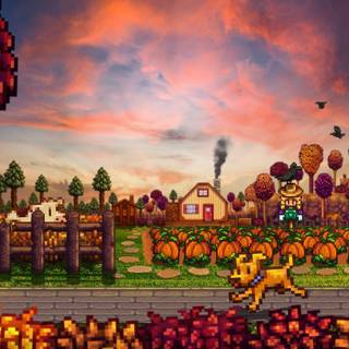 Stardew Valley all NPCs wallpaper