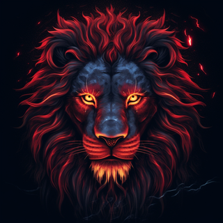 Lion drip wallpaper