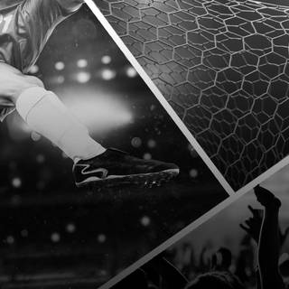 Black soccer wallpaper