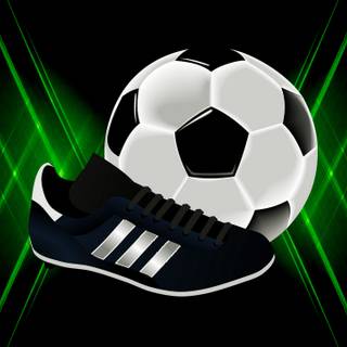 Black soccer wallpaper