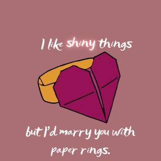 Paper Rings wallpaper