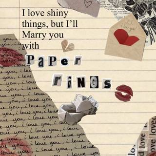 Paper Rings wallpaper