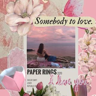 Paper Rings wallpaper