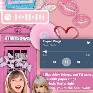 Paper Rings wallpaper