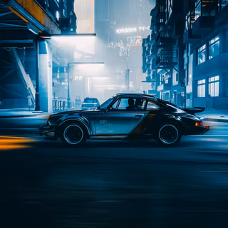 Cyberpunk Porsche wallpaper