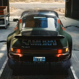 Cyberpunk Porsche wallpaper