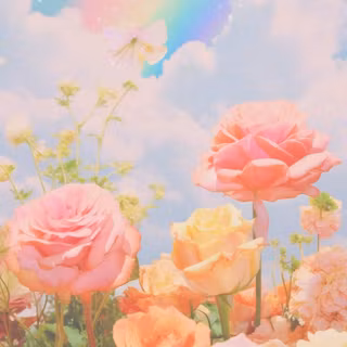 Pastel rose wallpaper