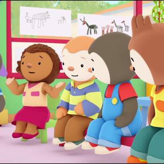 T'choupi à l'école wallpaper