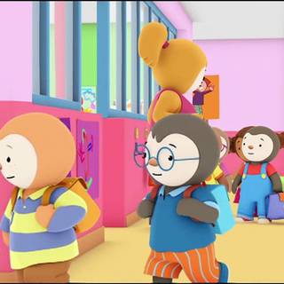 T'choupi à l'école wallpaper