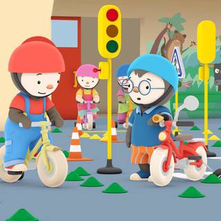 T'choupi à l'école wallpaper