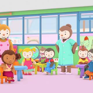 T'choupi à l'école wallpaper