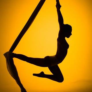 Aerial silks wallpaper