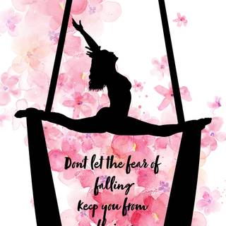 Aerial silks wallpaper